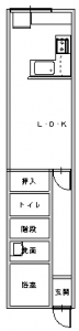 生野区・田中後-平面図(1階)