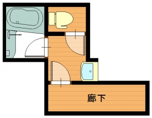 旭区・ユ・工事前-平面図(1階)